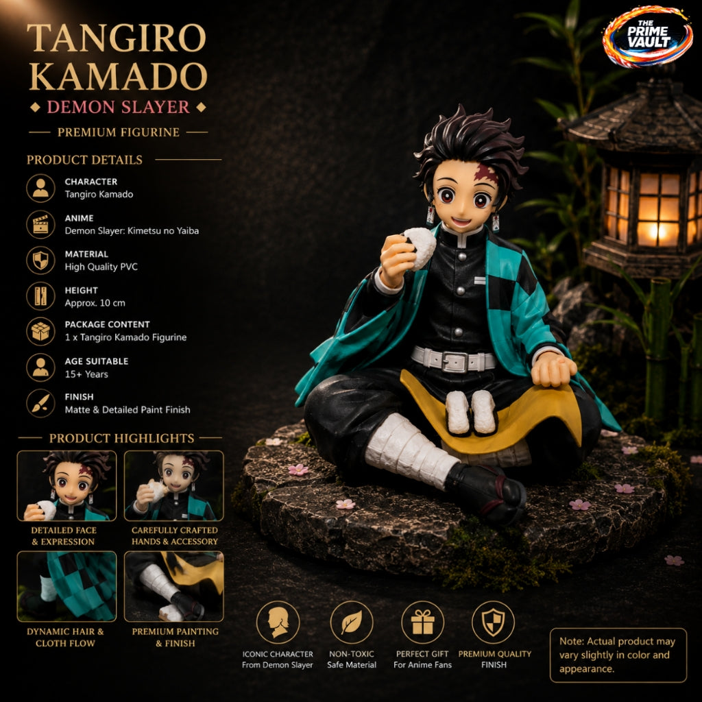 Tanjiro Kamado Sitting Figure – Demon Slayer Anime Collectible